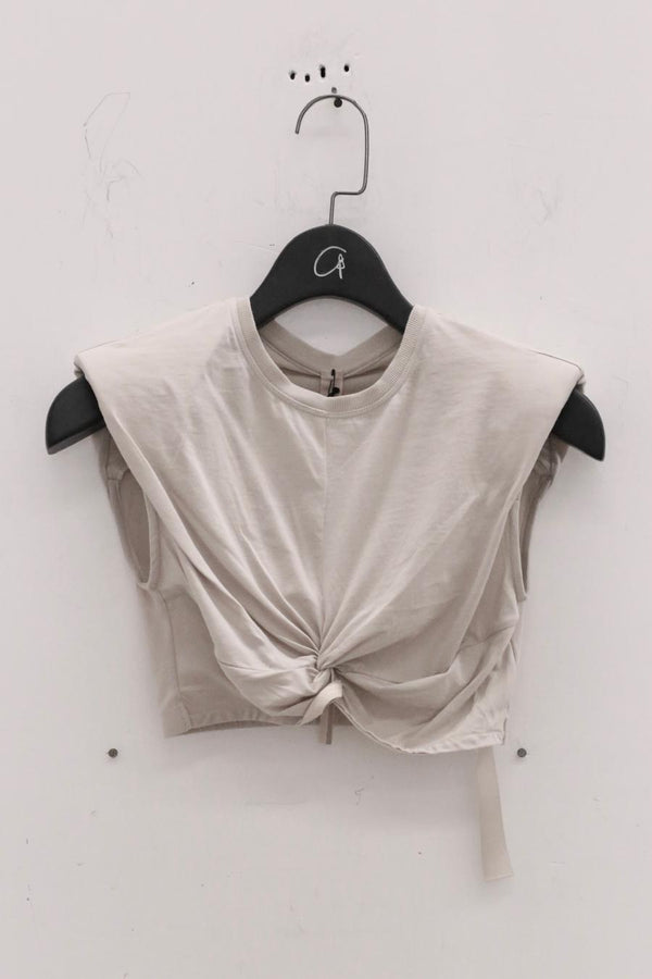 OUDE WAAG shoulder padding New knitted jacket OW-23SS-TP04 meters gray